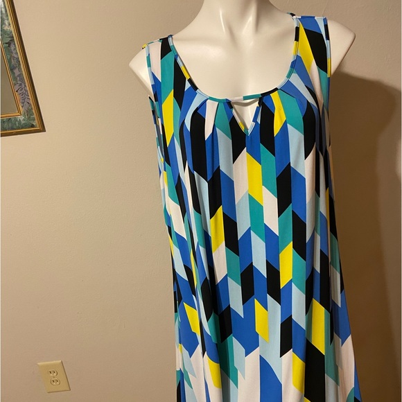 Kaari Blue Dresses & Skirts - Kaari Blue Curvy 2X dress polyester spandex